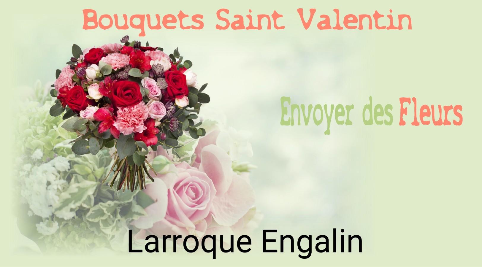 Roses de Saint-Valentin livrées à Larroque-Engalin